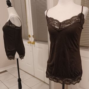 4/$30 Dark Brown Camisole - Size 8